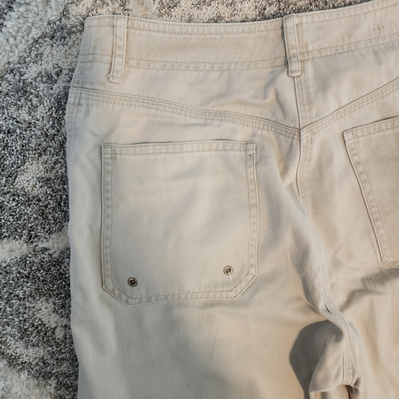 Lauren Ralph Lauren Kakhi Chino Pants Work Neutral Career Tan Women's 2P Petite - Picture 4 of 6